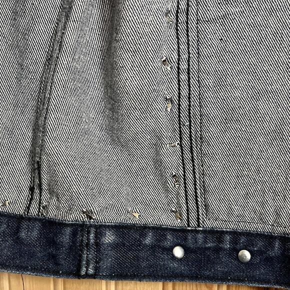 VTG Sundance Vest Denim Needlepoint Route 66 Get Your Kicks Hollywood USA Sz M - Picture 11 of 15